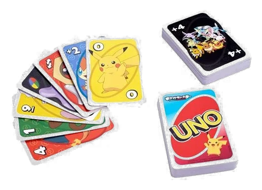 UNO Pokémon (Mattel) – contenu de la boîte