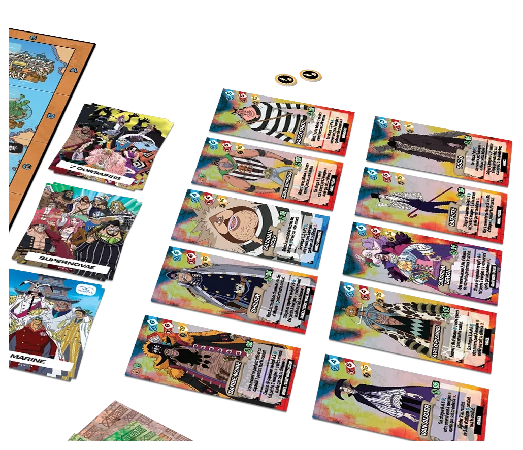 One Piece Adventure Island (Topi Games) – cartes adversaires