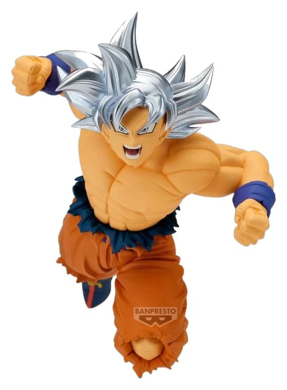 Figurines Match Makers – Jiren vs Son Goku Ultra Instinct (Banpresto) – Goku de face