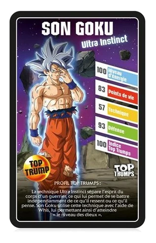 Top Trumps Dragon Ball Super (Winning Moves) – Son Goku Ultra Instinct
