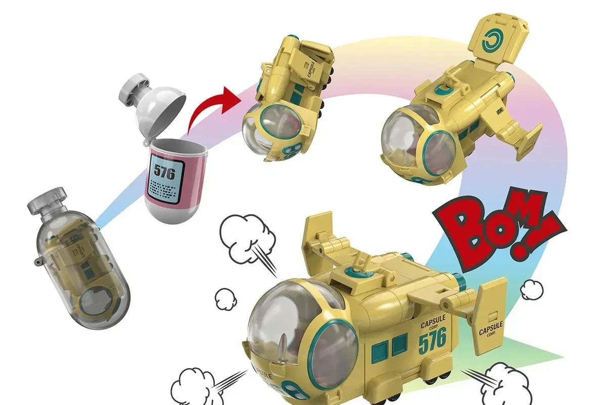 Capsule Hoi-Poi n°576 Avion de Bulma Changearts Dragon Ball Z (Bandai) – vue 2