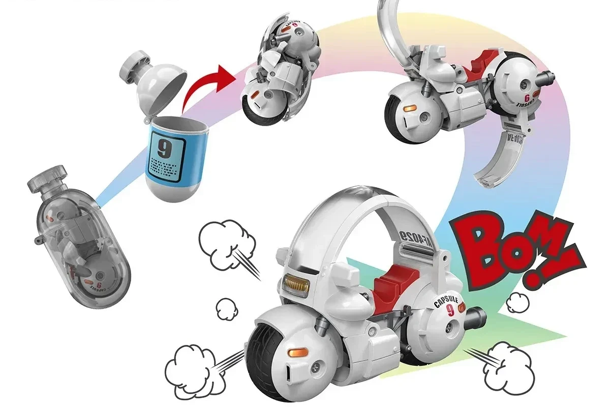 Capsule Hoi-Poi n°9 Moto de Bulma Changearts Dragon Ball (Bandai) – vue 2