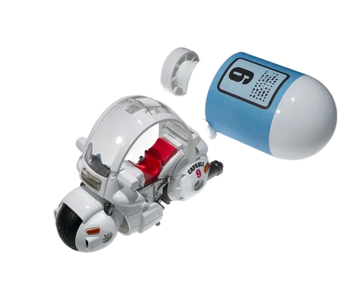Capsule Hoi-Poi n°9 Moto de Bulma Changearts Dragon Ball (Bandai) – vue 3