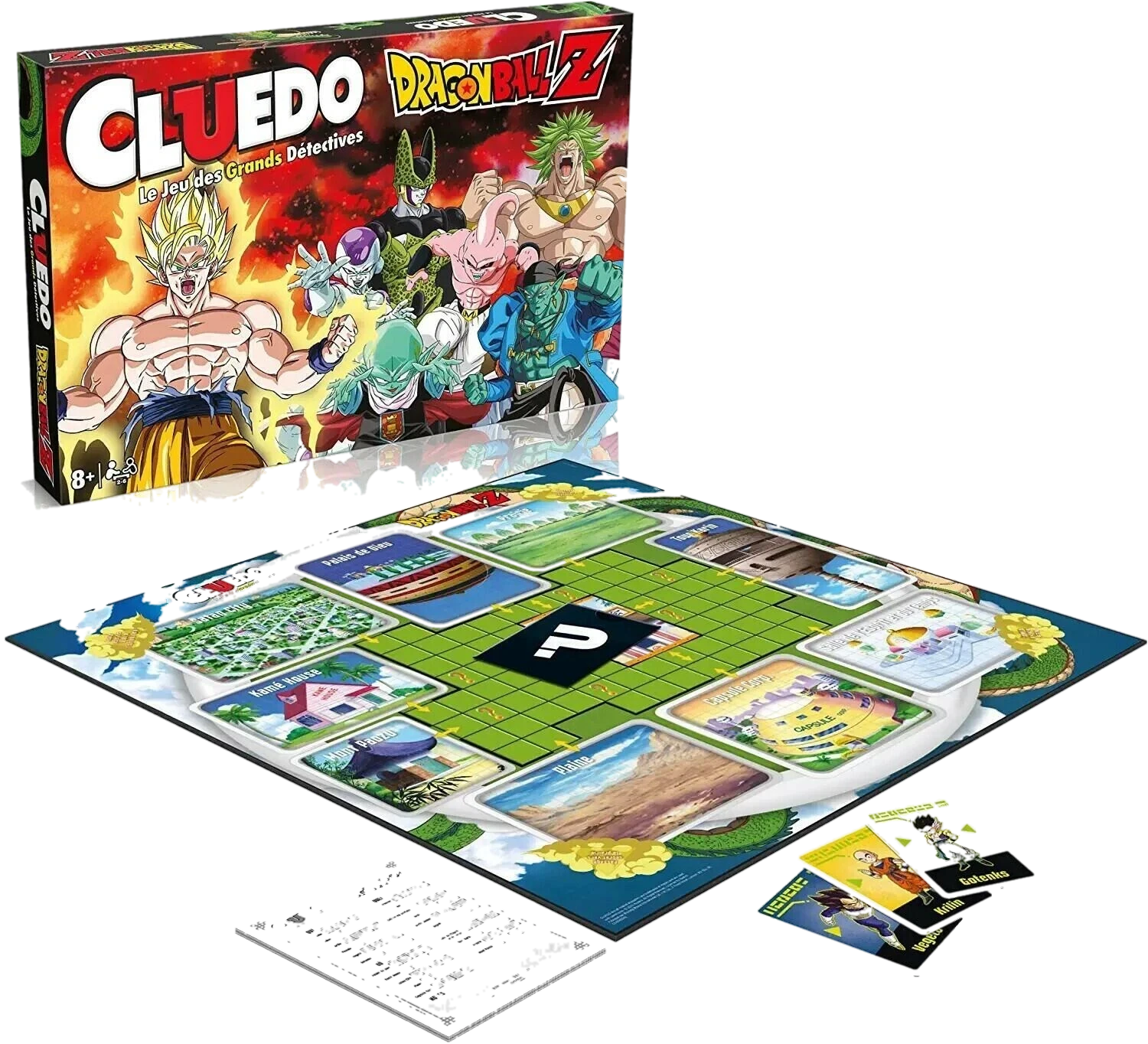 Cluedo Dragon Ball Z (Winning Moves) – vue d’ensemble