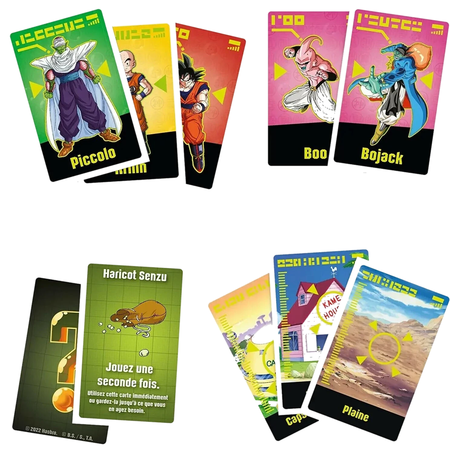 Cluedo Dragon Ball Z (Winning Moves) – cartes du jeu