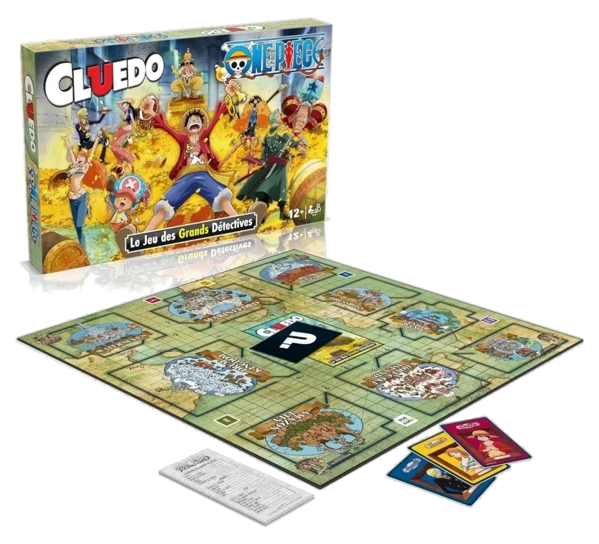 Cluedo One Piece (Winning Moves) – contenu de la boîte