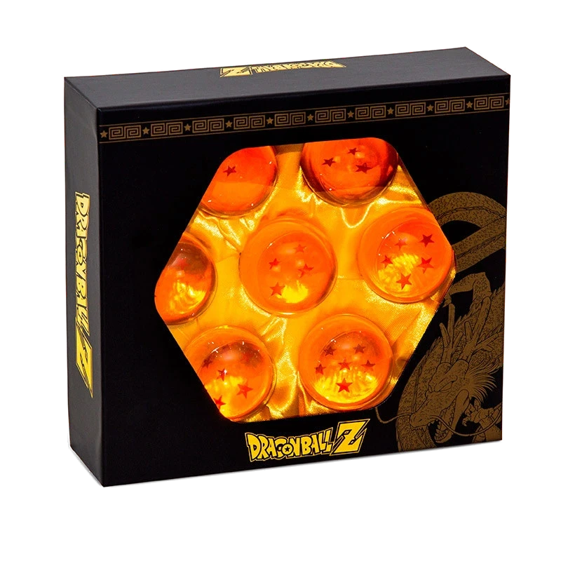 Coffret Collector 7 Boules de Cristal – Dragon Ball Z (ABYstyle) – coffret ouvert avec les 7 boules