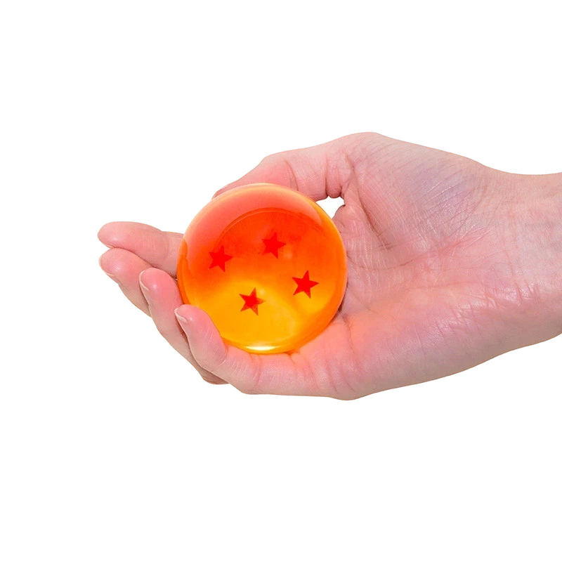 Coffret Collector 7 Boules de Cristal – Dragon Ball Z (ABYstyle) – boule de cristal en main