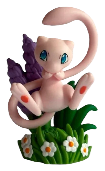 Collection avec figurine Pokémon 30ᵉ Anniversaire – Mew (Kaiyodo) – version française – figurine Mew Kaiyodo Pokémon 30ᵉ anniversaire