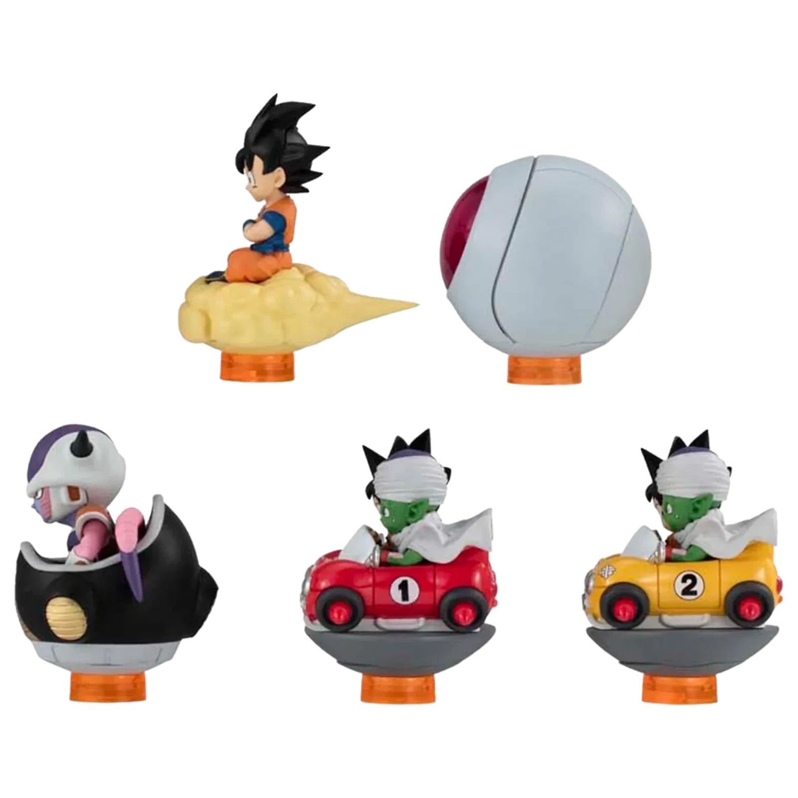 Display 6 mini figurines Yuracolle Dragon Ball Z Collection 01 (MegaHouse) – vue 2