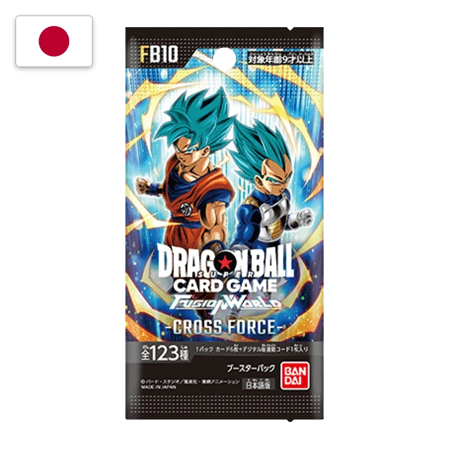Booster japonais Dragon Ball Fusion World Cross Force [FB10]