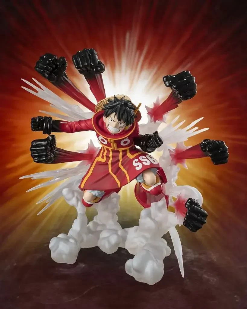Figurine Figuarts Zero Extra Battle Luffy Gum-Gum Hawk Gatling – One Piece – vue 2