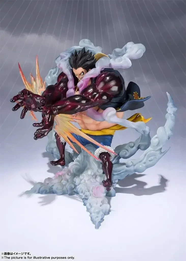 Figurine Figuarts Zero Luffy Gear 4 Leo Bazooka – One Piece – vue 3