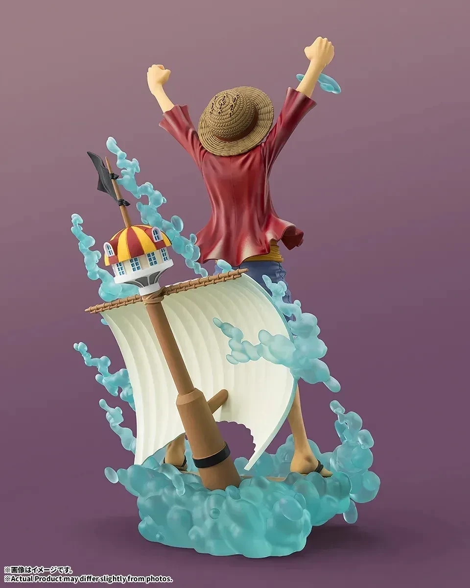 Figurine Figuarts Zero Luffy Setting Out for the New World – One Piece – vue 3