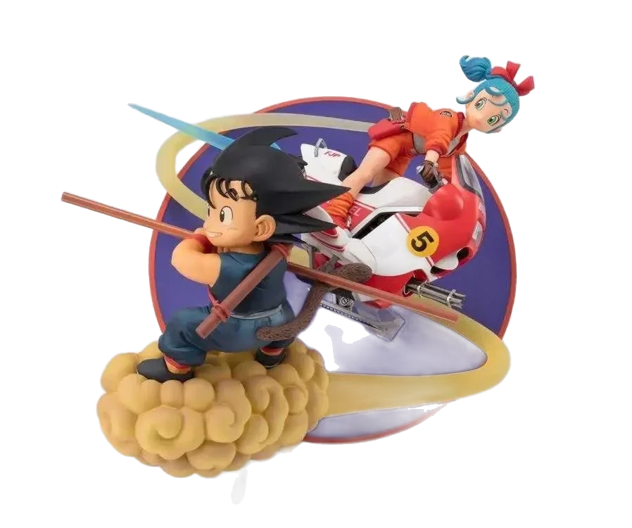 Figurine Figuarts ZERO Son Goku et Bulma couverture Weekly Shōnen Jump 1984 (Bandai) – vue 3