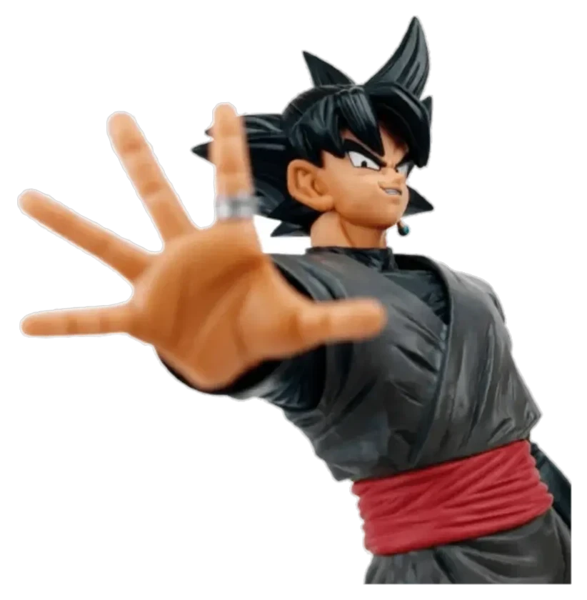 Figurine Grandista Nero – Goku Black 28 cm (Banpresto) – détail main et visage