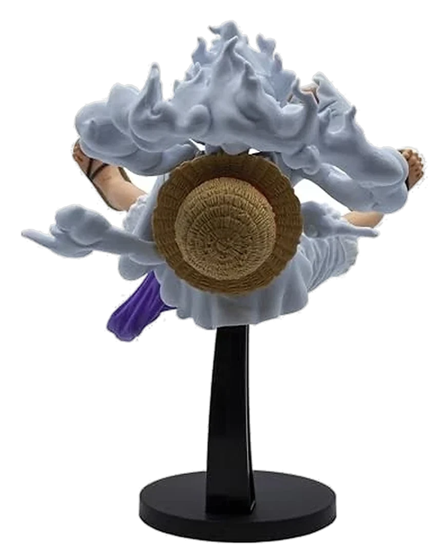 Figurine King of Artist – Monkey D. Luffy Gear 5 (Banpresto) – vue de dos