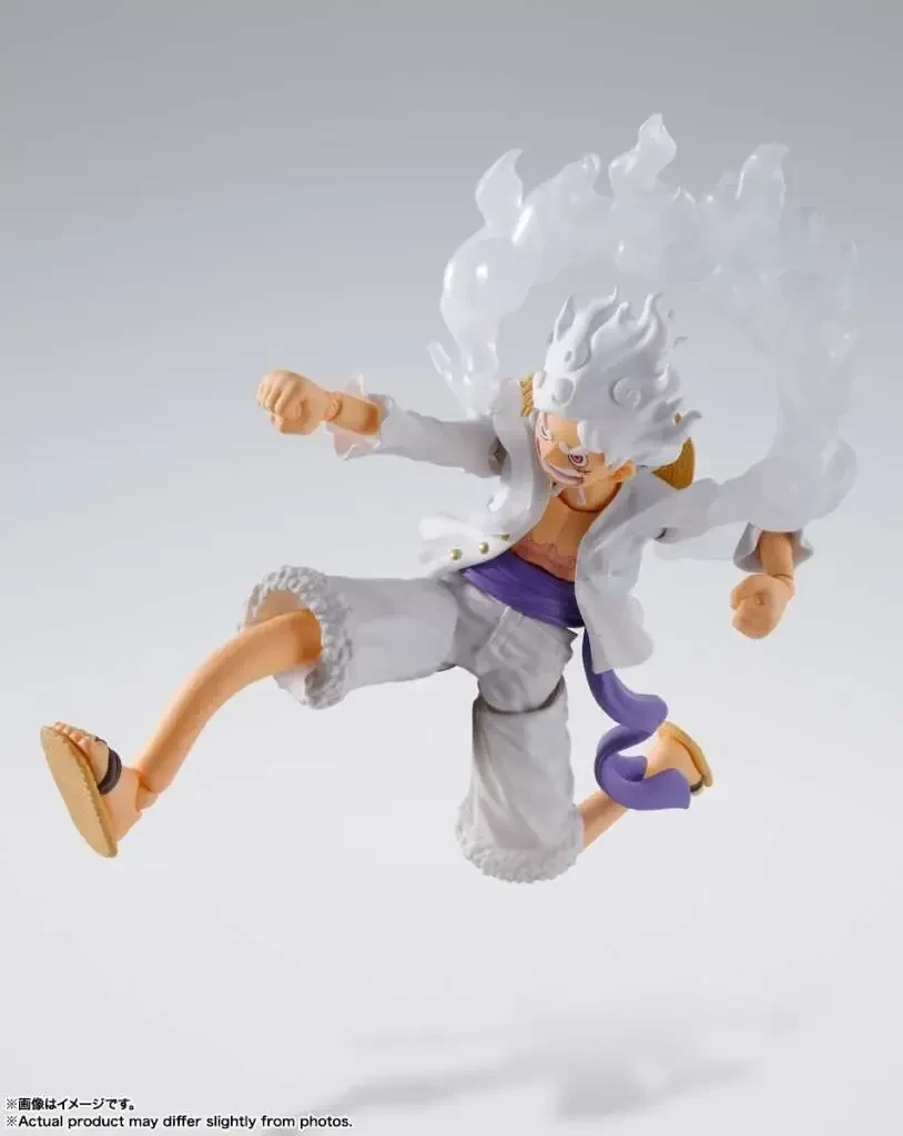 Figurine S.H.Figuarts Monkey D. Luffy Gear 5 – One Piece – vue 3