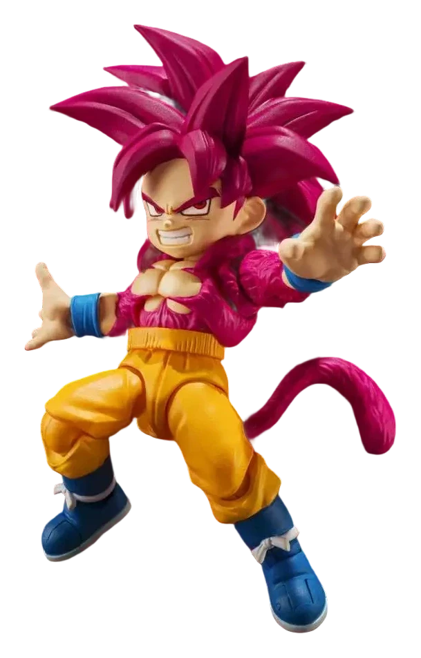 Figurine S.H.Figuarts Son Goku Mini Super Saiyan 4 Dragon Ball Daima (Bandai) – vue 3