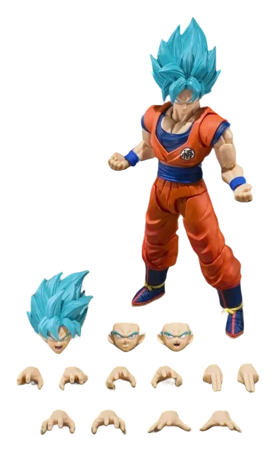 Figurine S.H.Figuarts Son Goku Super Saiyan God Super Saiyan (Bandai) – vue 7