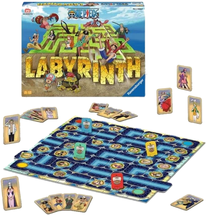 Labyrinthe One Piece (Ravensburger) – contenu de la boîte