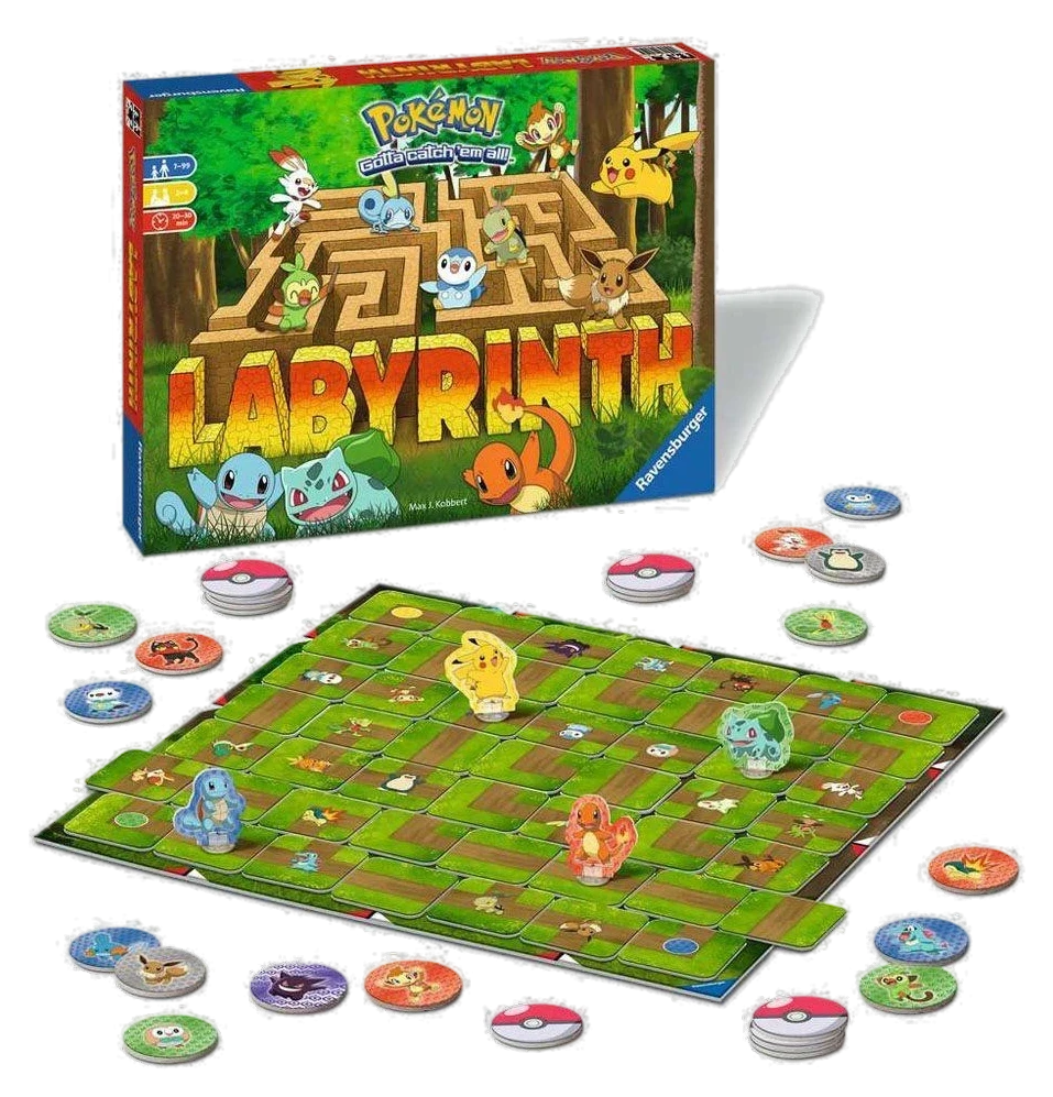 Labyrinthe Pokémon (Ravensburger) – contenu de la boîte