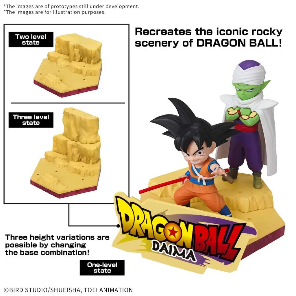 Maquette Dragon Ball Daima Son Goku Mini et Piccolo Mini (Bandai) – vue 2