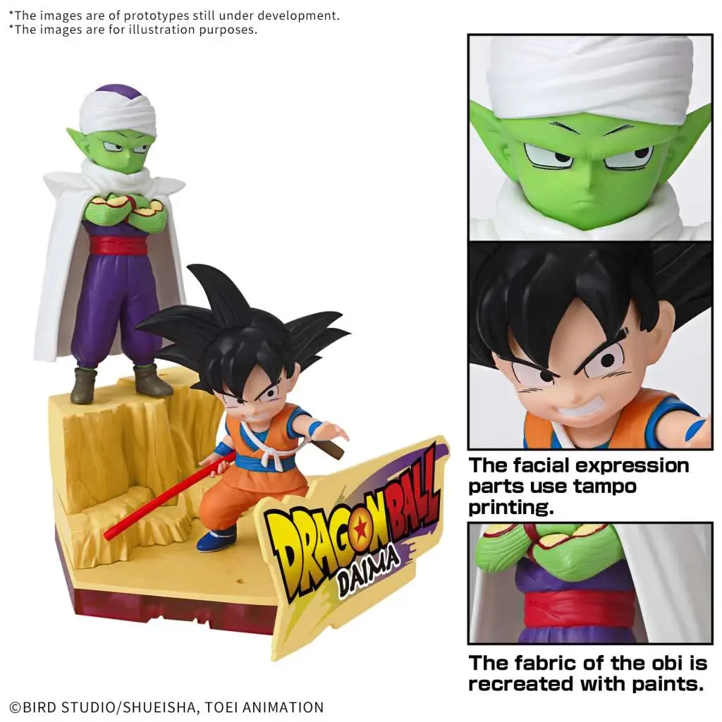 Maquette Dragon Ball Daima Son Goku Mini et Piccolo Mini (Bandai) – vue 3