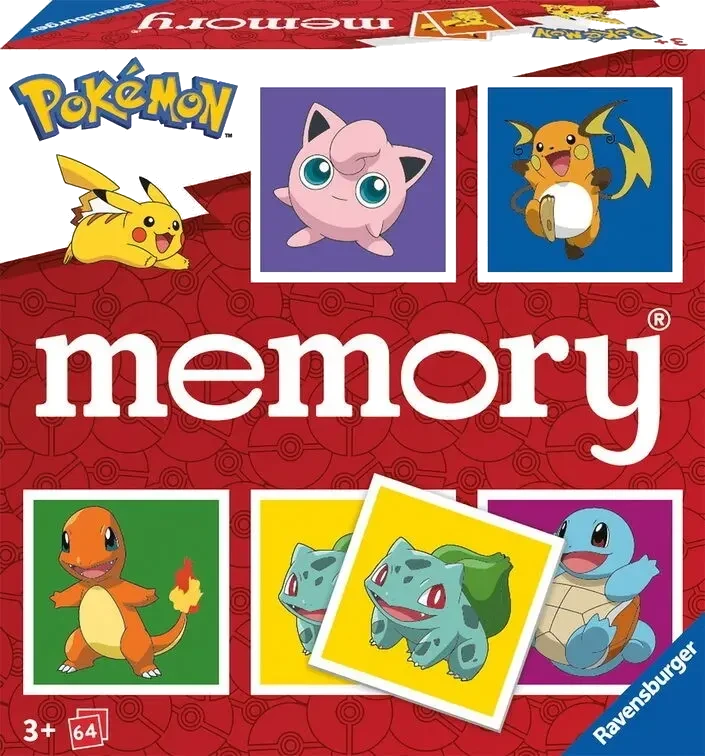 Memory Pokémon – boîte du jeu