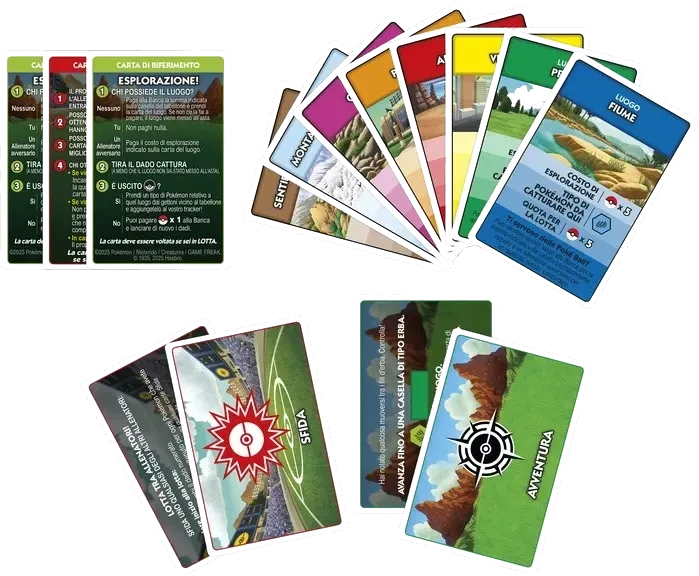 Monopoly Pokémon – Attrapez-les tous ! – cartes du jeu