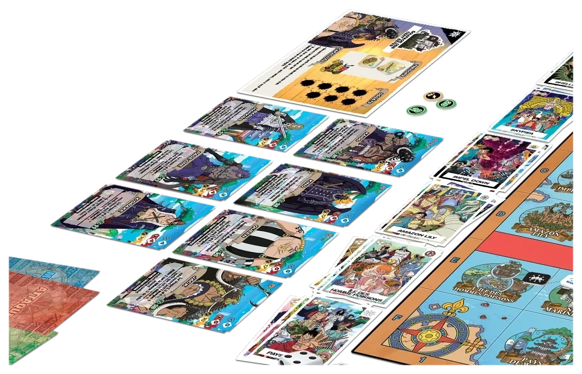 One Piece Adventure Island (Topi Games) – cartes personnages