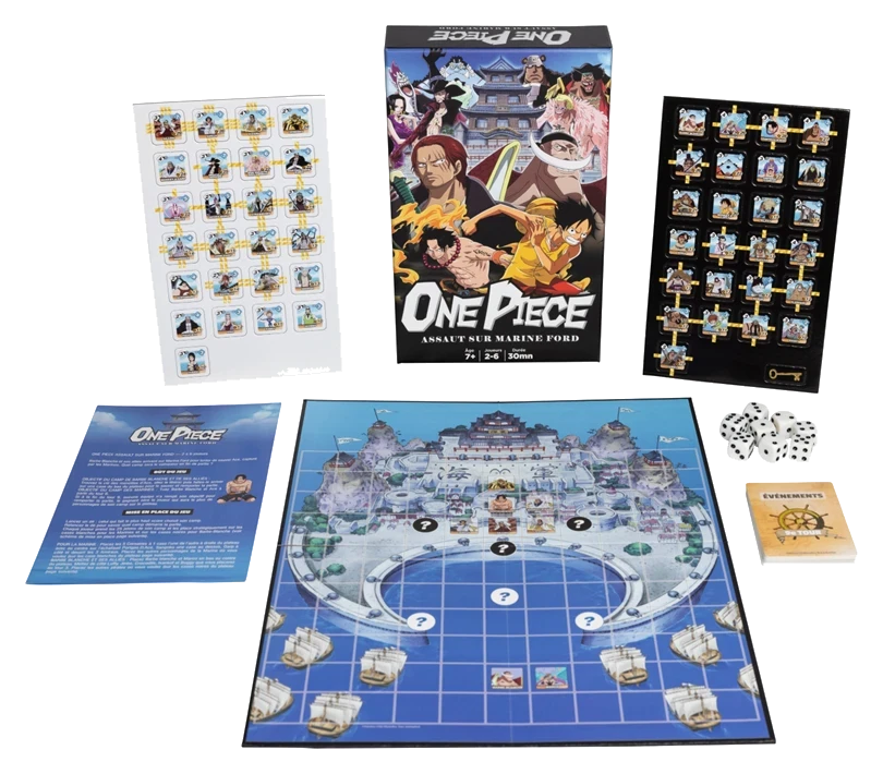 One Piece Assaut sur Marineford – plateau et contenu