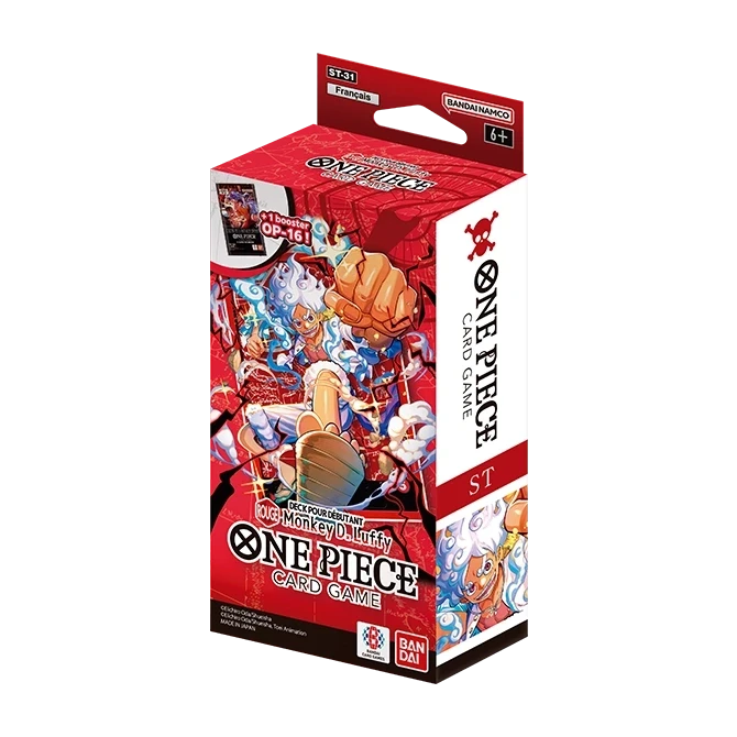 One Piece Card Game – Starter Decks ST-31 à ST-36 (version française) – ST31 Monkey D. Luffy