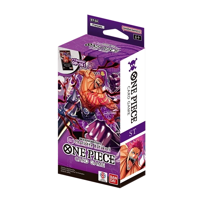One Piece Card Game – Starter Decks ST-31 à ST-36 (version française) – ST34 Charlotte Katakuri