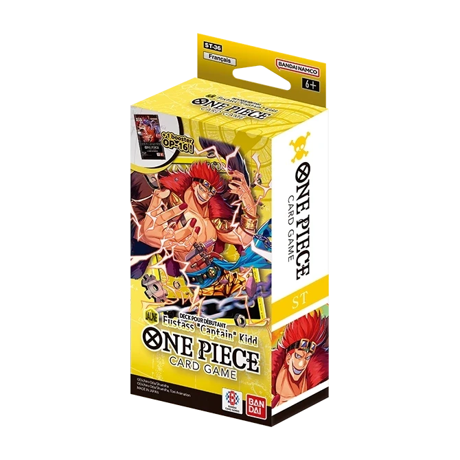One Piece Card Game – Starter Decks ST-31 à ST-36 (version française) – ST36 Eustass Captain Kid