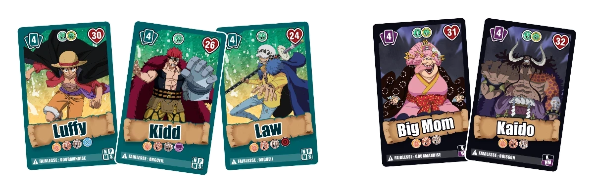 One Piece Esprit es-tu là ? – cartes Personnage