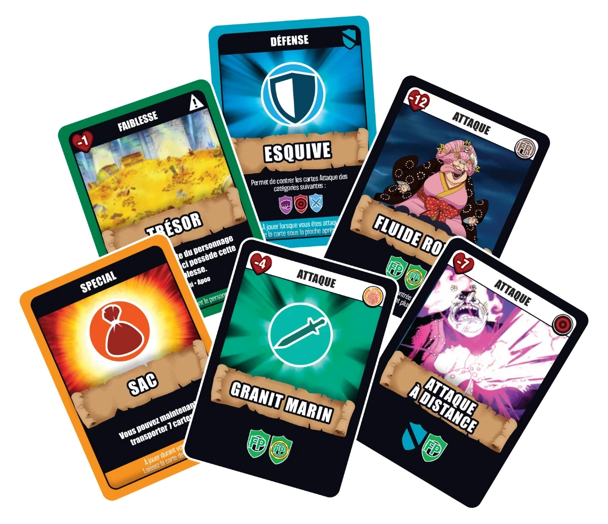 One Piece Esprit es-tu là ? – cartes Actions