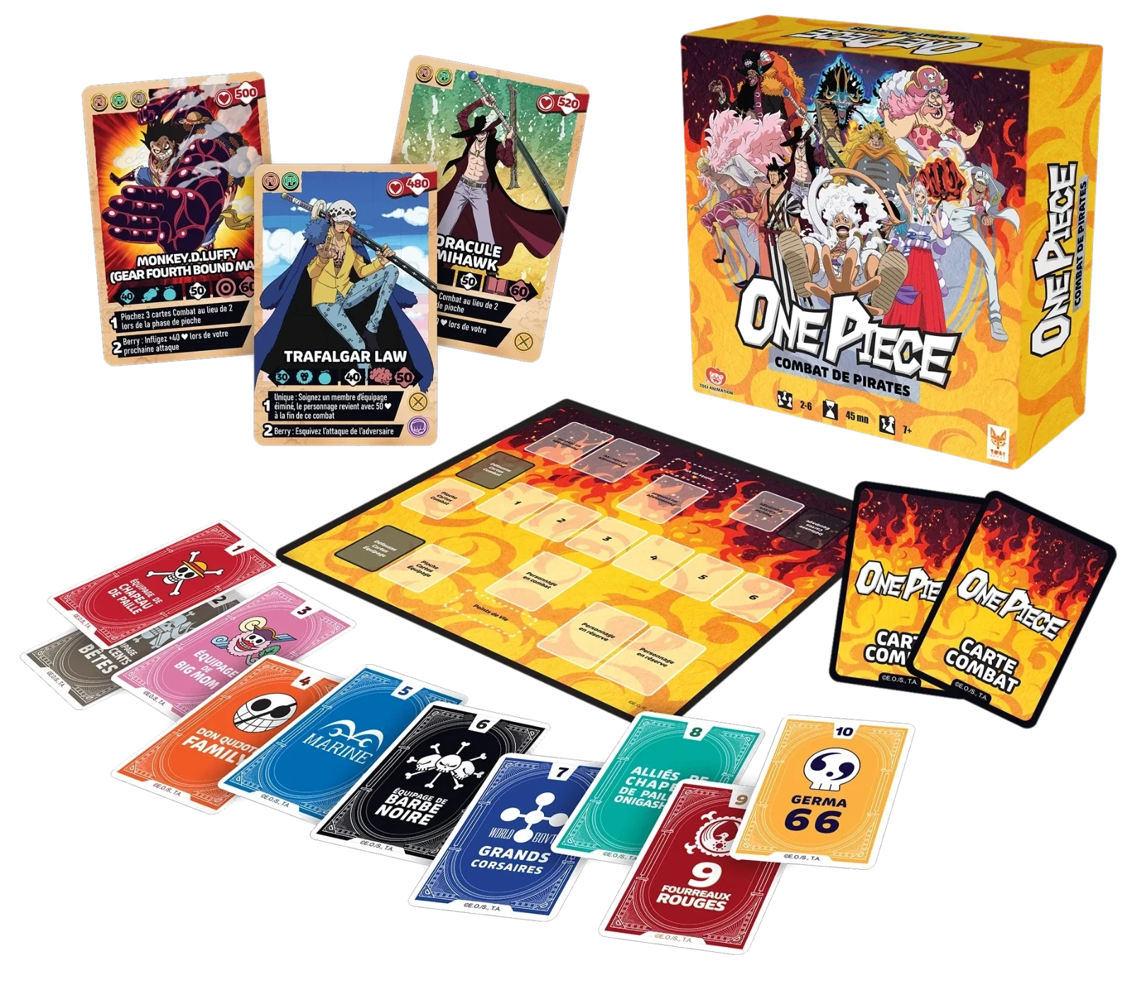 One Piece Pirate Fighting (Topi Games) – contenu de la boîte