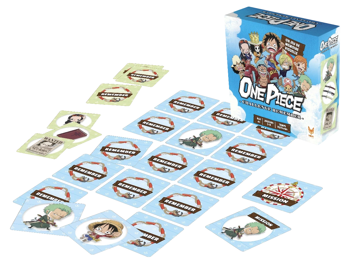 One Piece Remember Challenge – cartes du jeu