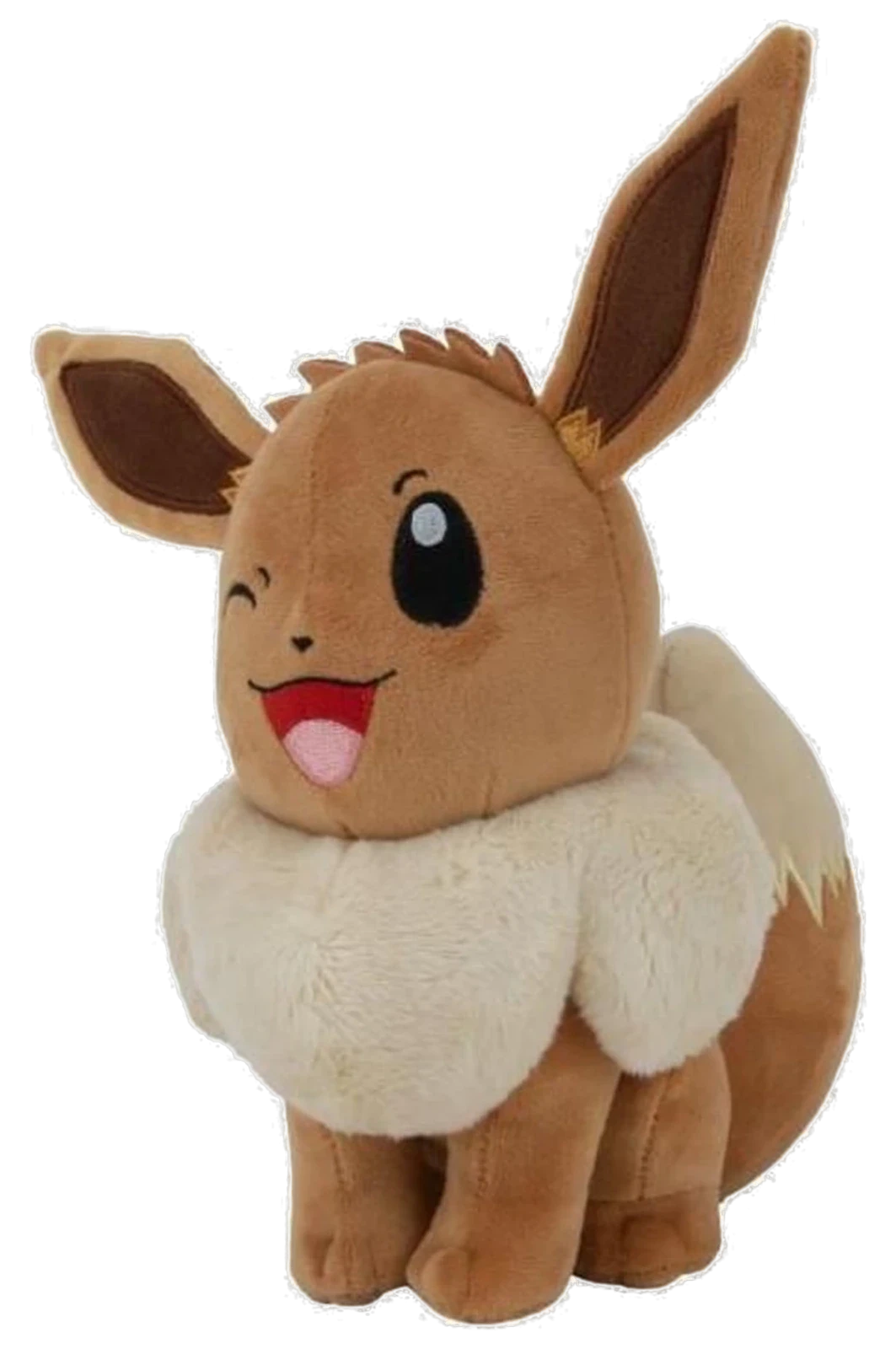 Peluche Évoli 20 cm – Pokémon – vue de trois-quarts droite