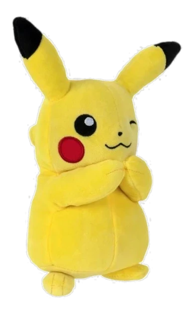 Peluche Pikachu 20 cm – Pokémon – vue de trois-quarts droite