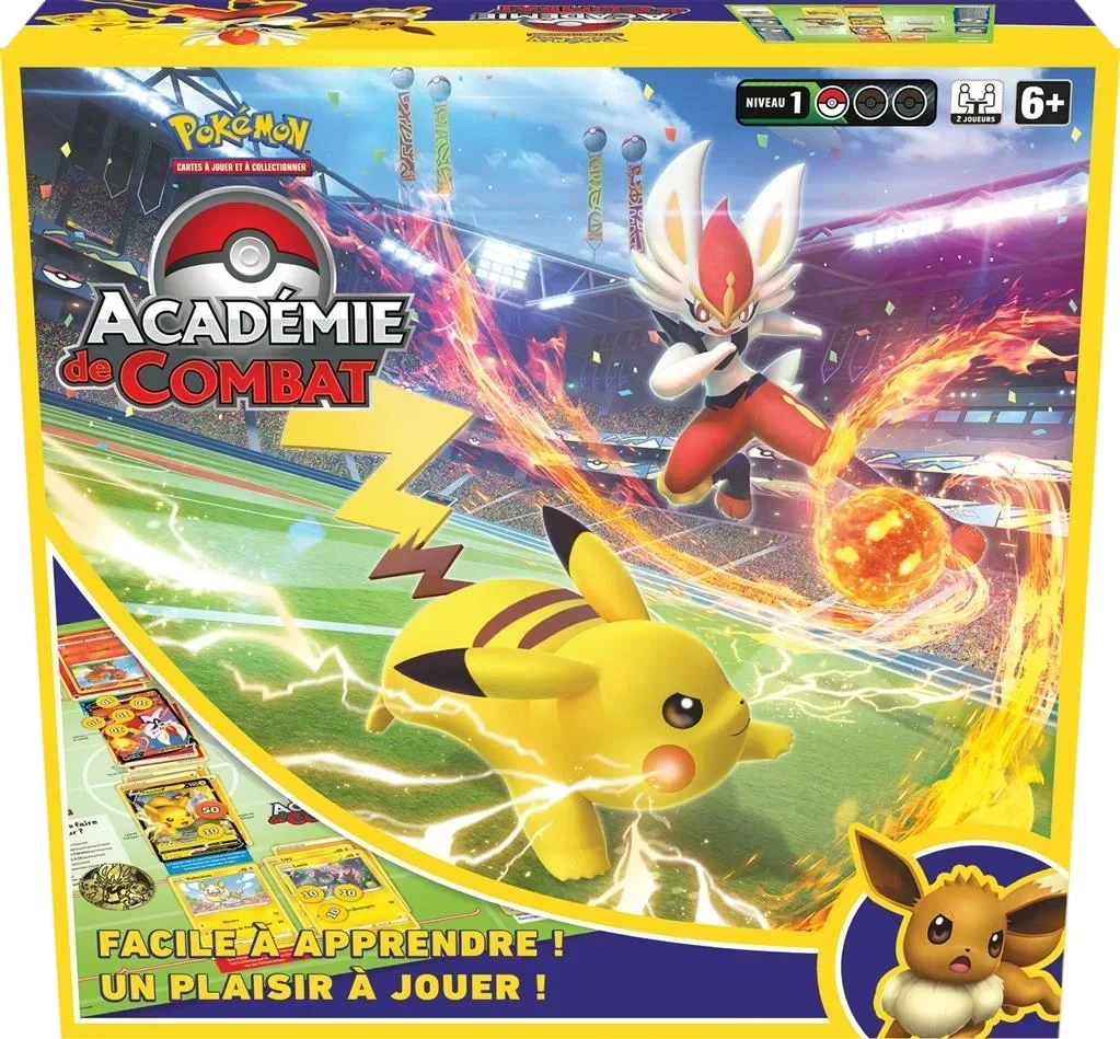 Pokémon Académie de Combat (The Pokémon Company / Asmodée) – boîte vue de face