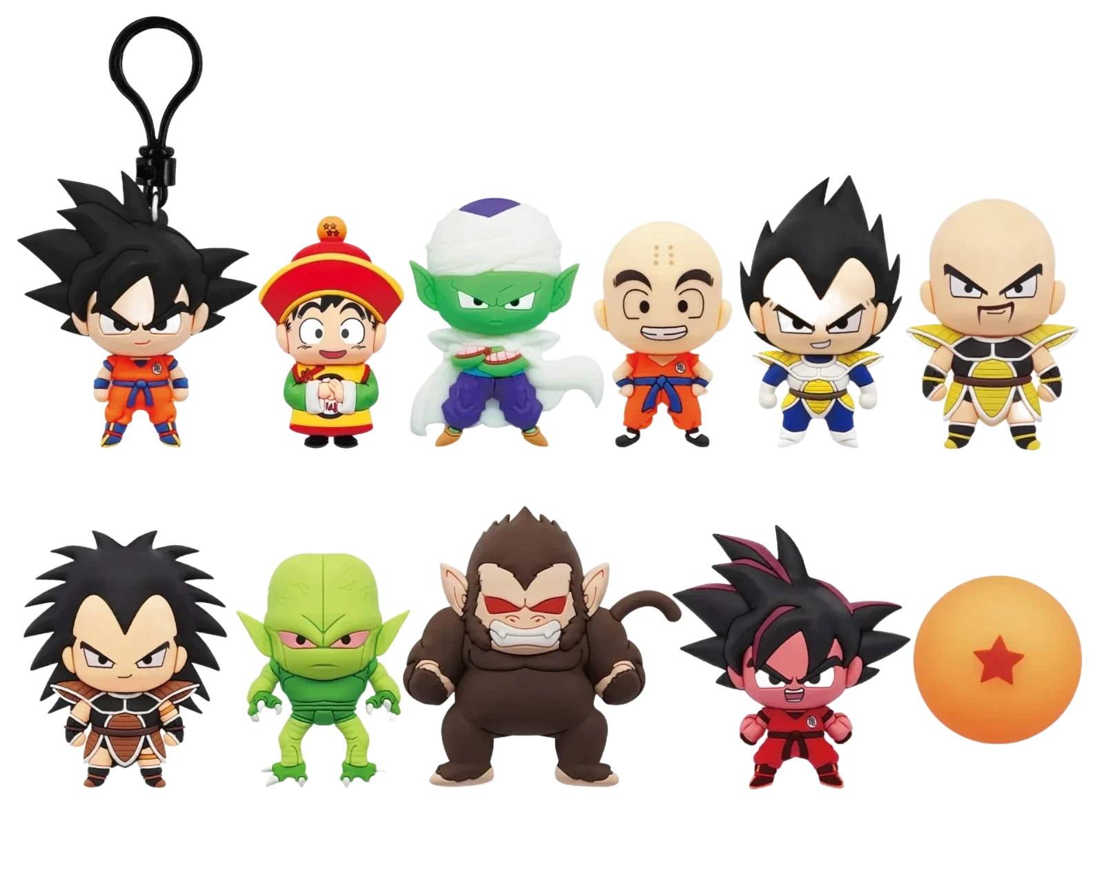 Porte-clés mousqueton Bag Clip Dragon Ball Z en sachet surprise (Monogram) – les personnages de la série