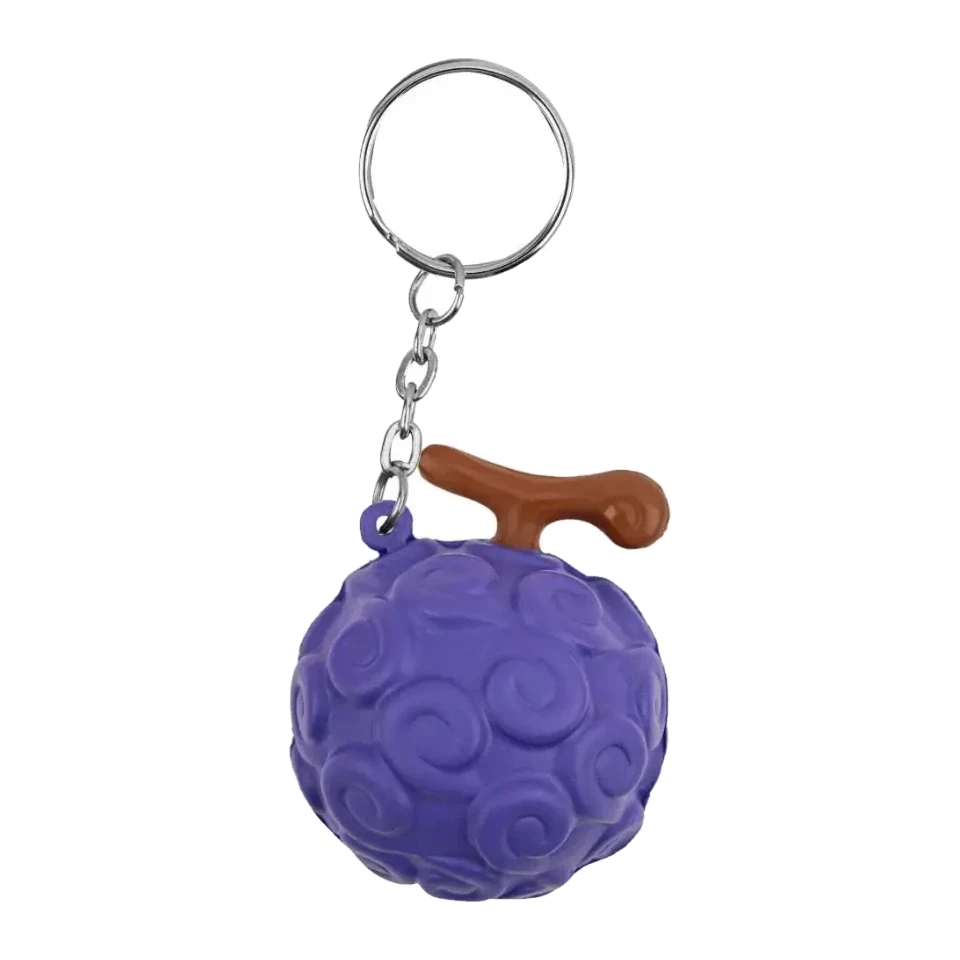 Porte-clés squishy Fruit du Démon Gomu Gomu no Mi – One Piece