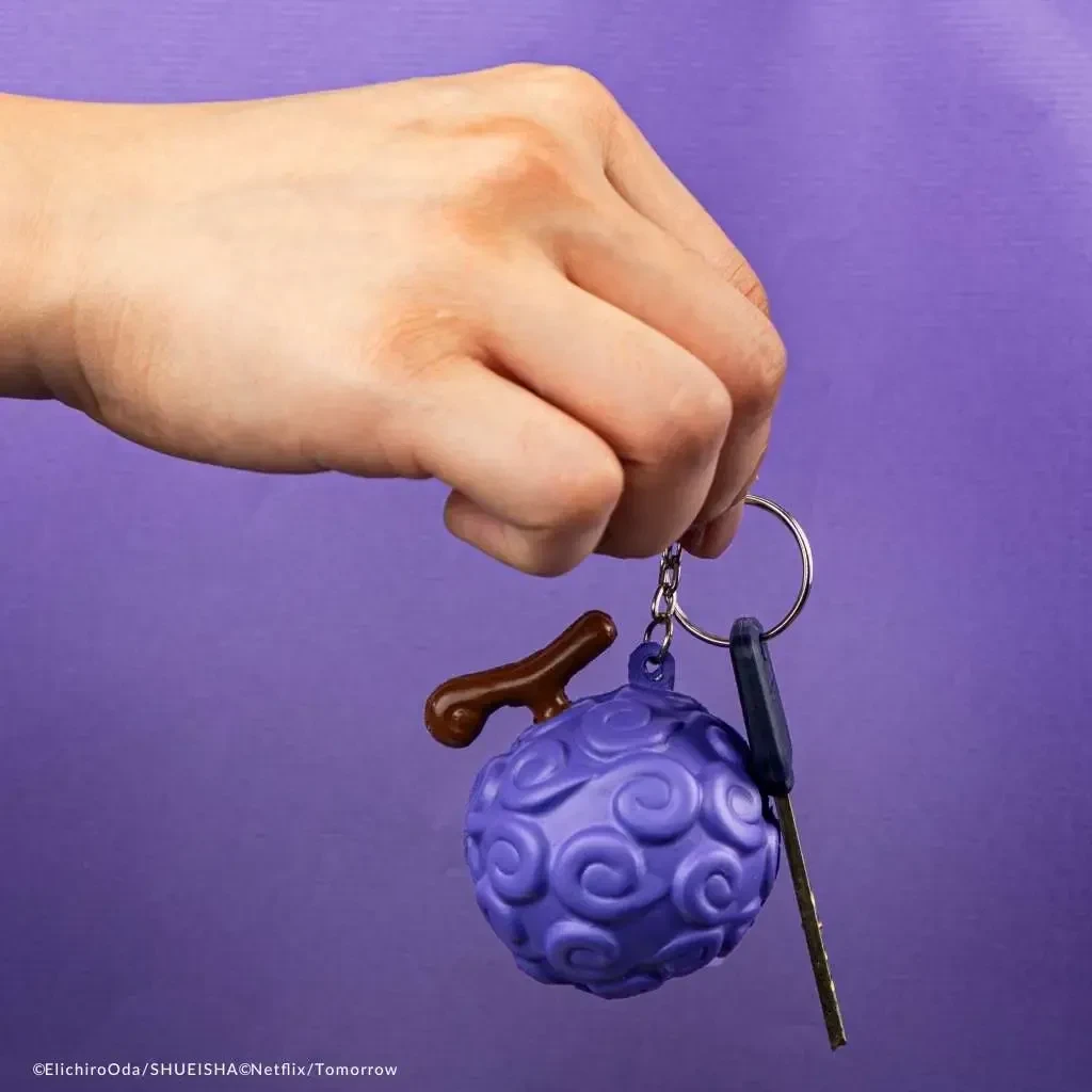Porte-clés squishy Fruit du Démon Gomu Gomu no Mi – One Piece – vue 2