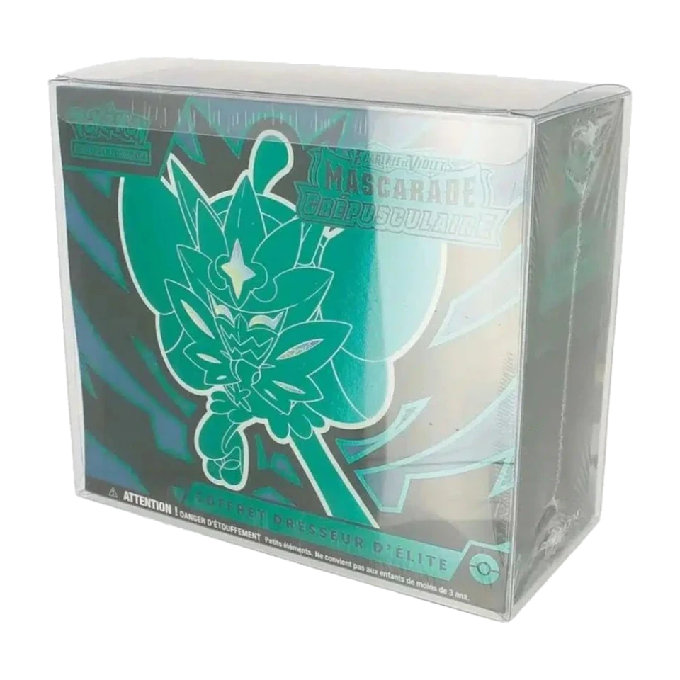 Protection Souple Crystal Box 99 % UV ETB Pokémon Phoenix Shield x100