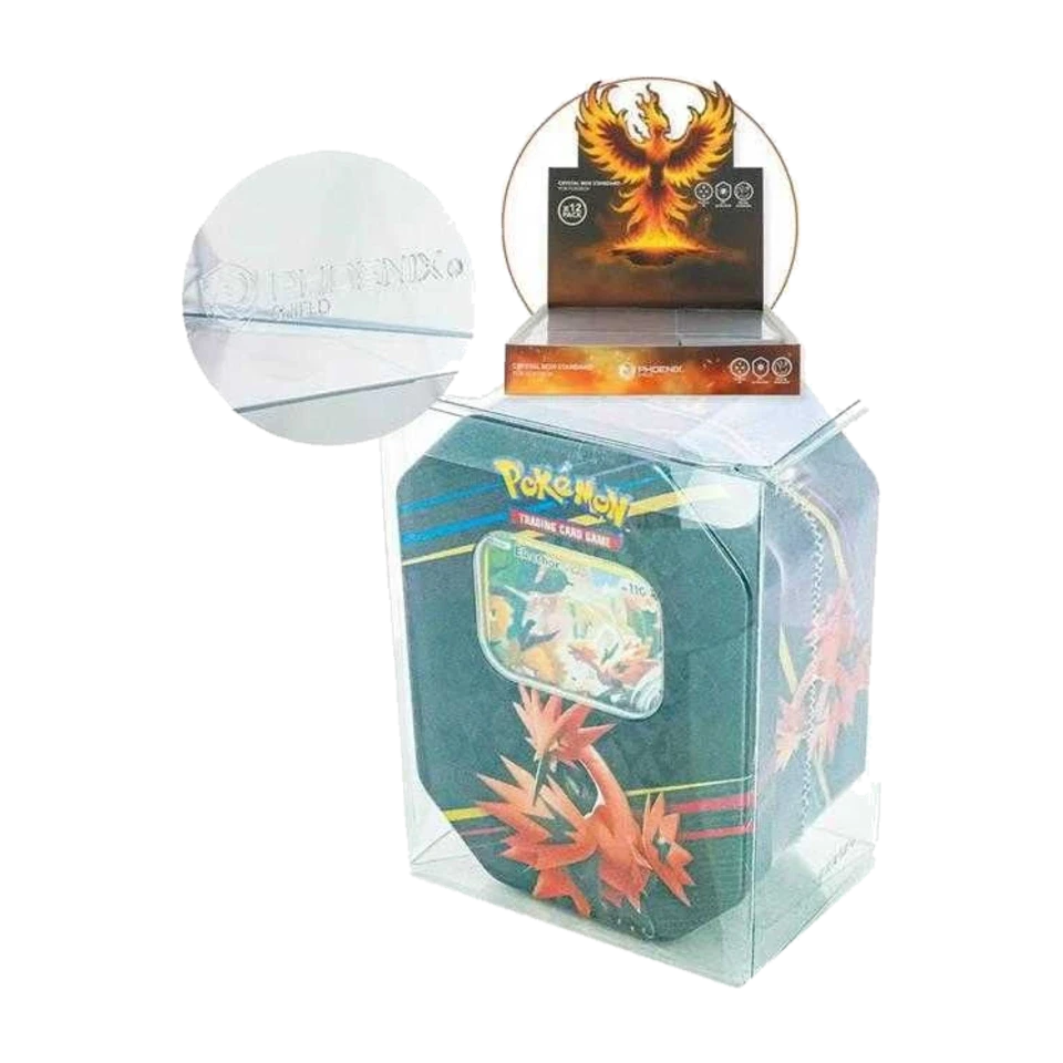 Protection Souple Crystal Box 99 % UV Pokébox Pokémon Phoenix Shield x12