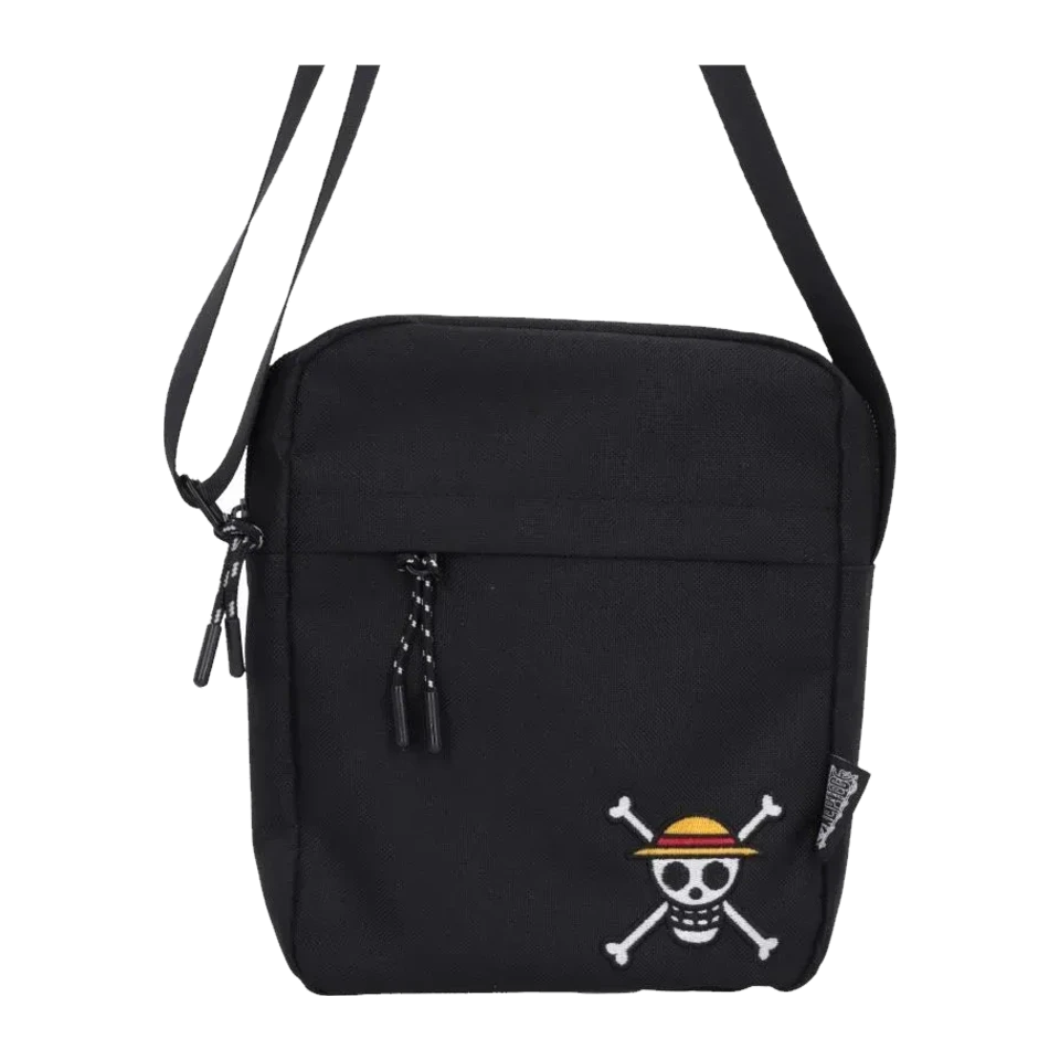Sac bandoulière Jolly Roger de Luffy noir – One Piece – vue 2