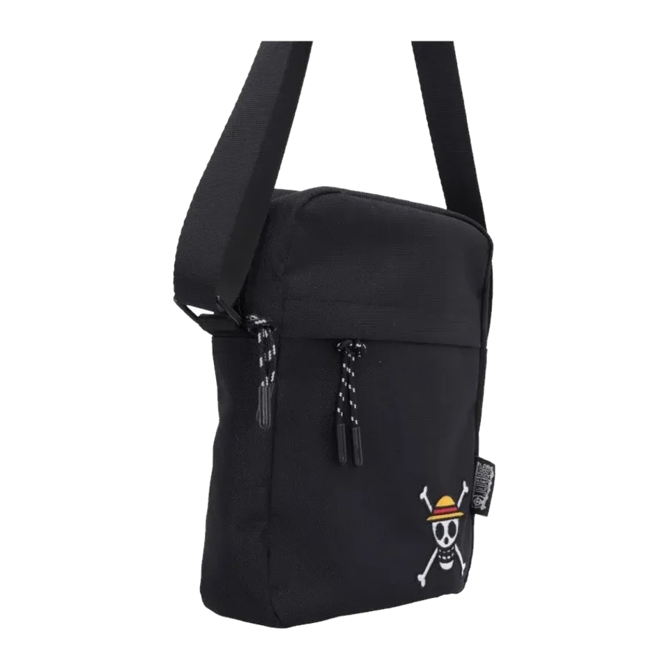 Sac bandoulière Jolly Roger de Luffy noir – One Piece – vue 3