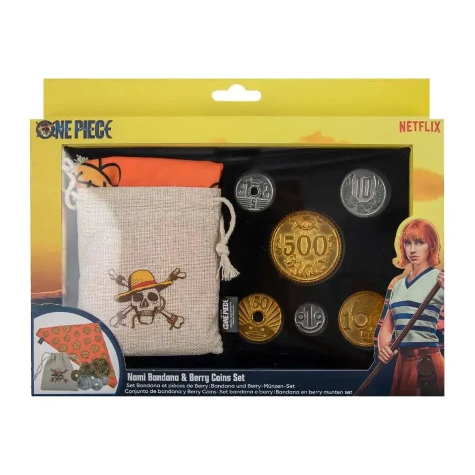 Set bandana de Nami et pièces de Berry – One Piece Netflix – vue 2